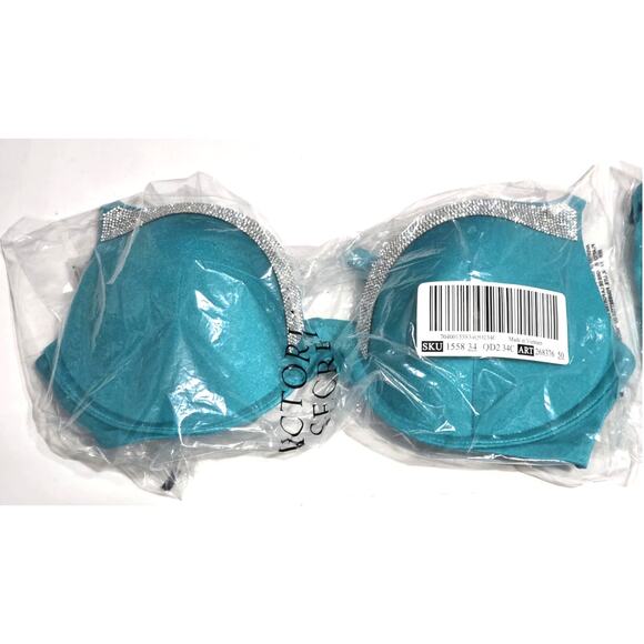 VS Swim Very Sexy Shine Trim Push-Up Top + Shine Strap High Waist Bottom Bikini - Picture 2 of 7